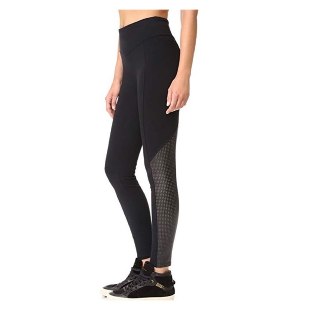Spanx Faux Leather Perforated Leggings - Picture 4 of 6